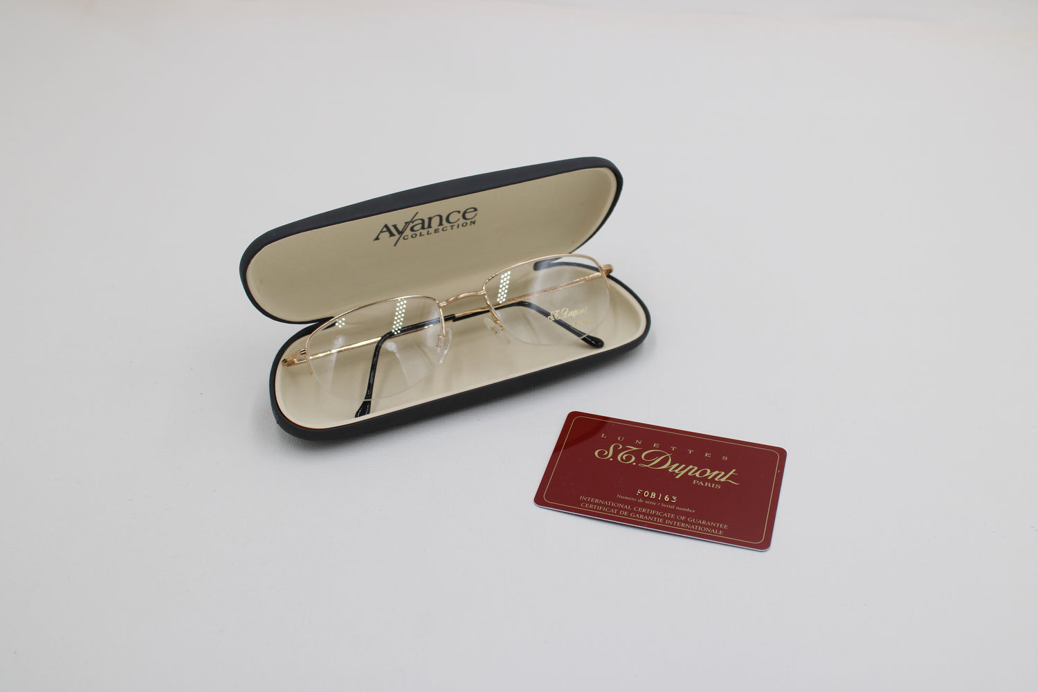 S.T. Dupont Avance Eyeglasses M D558/20 6054 · NOS · 23-kt gold-plated · Made in Germany