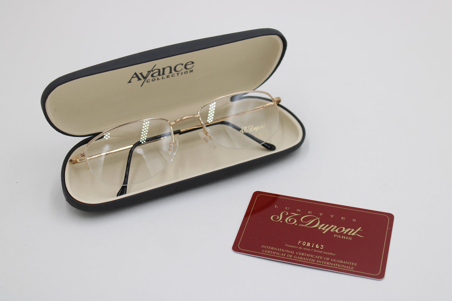 S.T. Dupont Avance Eyeglasses M D558/20 6054 · NOS · 23-kt gold-plated · Made in Germany