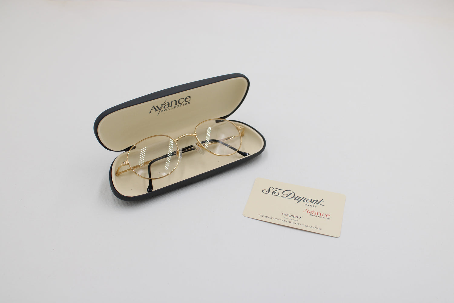 S.T. Dupont Avance Glasses M D505/20 V6050 · NOS · 23kt gold-plated · Made in Germany