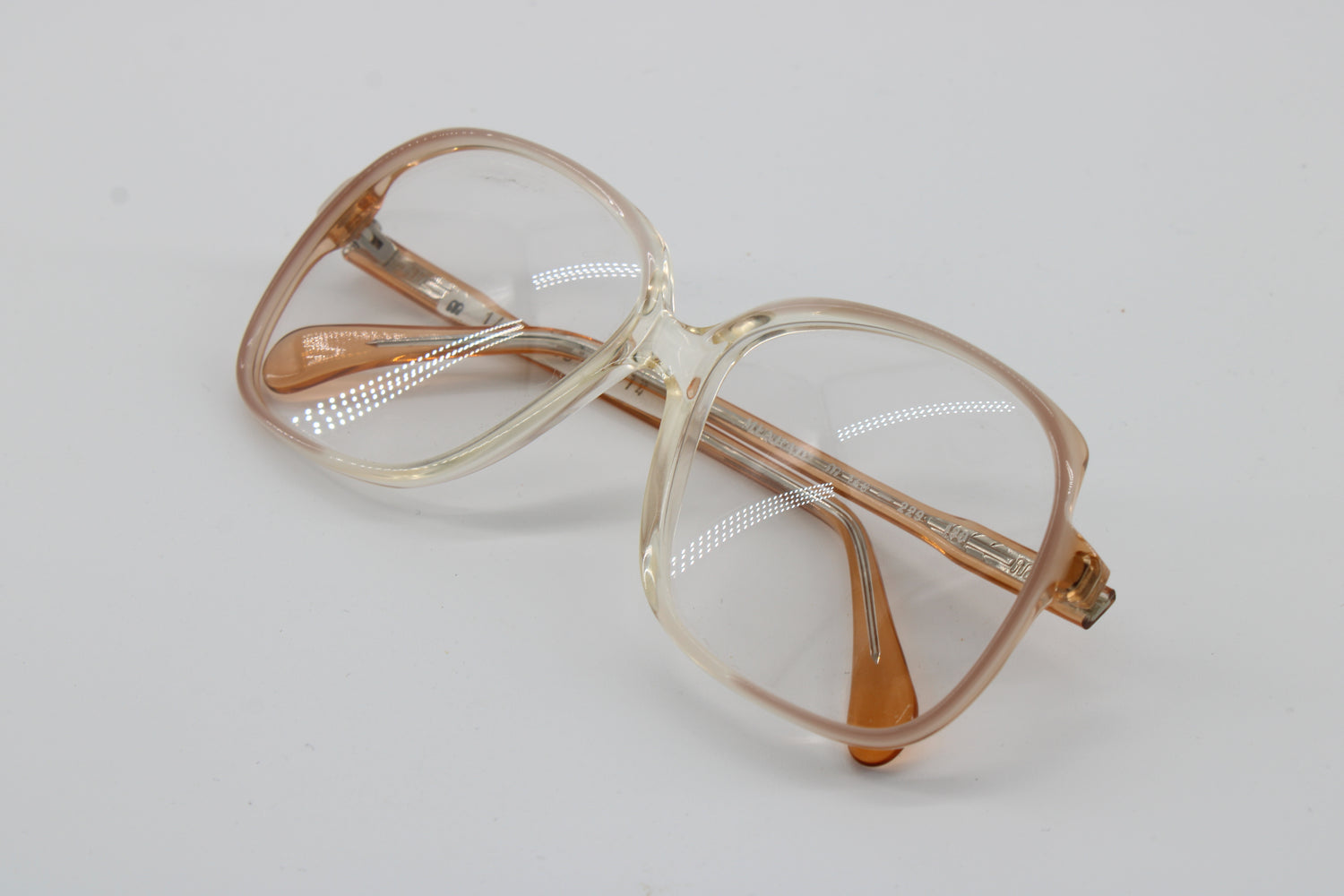 Menrad Brille 148-229 Vintage Brille · NOS · Braun Transparent · 54-14-130 · Ungetragen