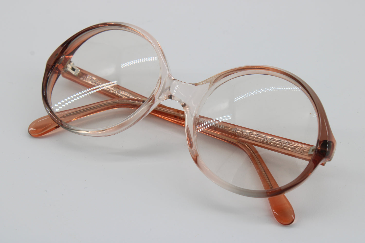 Menrad Brille 138-205 Vintage Brille · NOS · Brown Transparent · 48-18-125 · Ungetragen