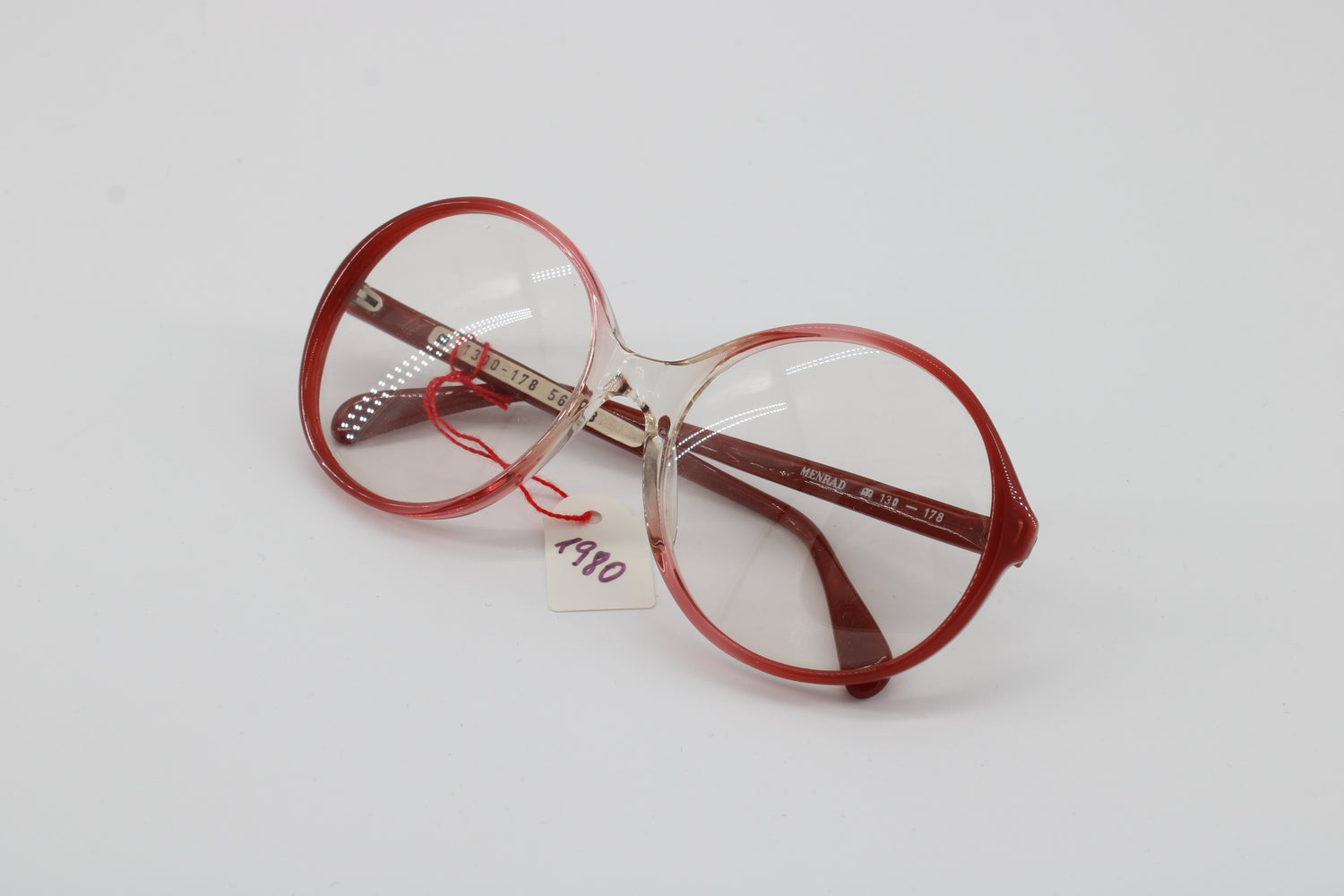 Menrad Glasses 130-178 Vintage Glasses · NOS · Pink Transparent · 56-18-140 · Unworn
