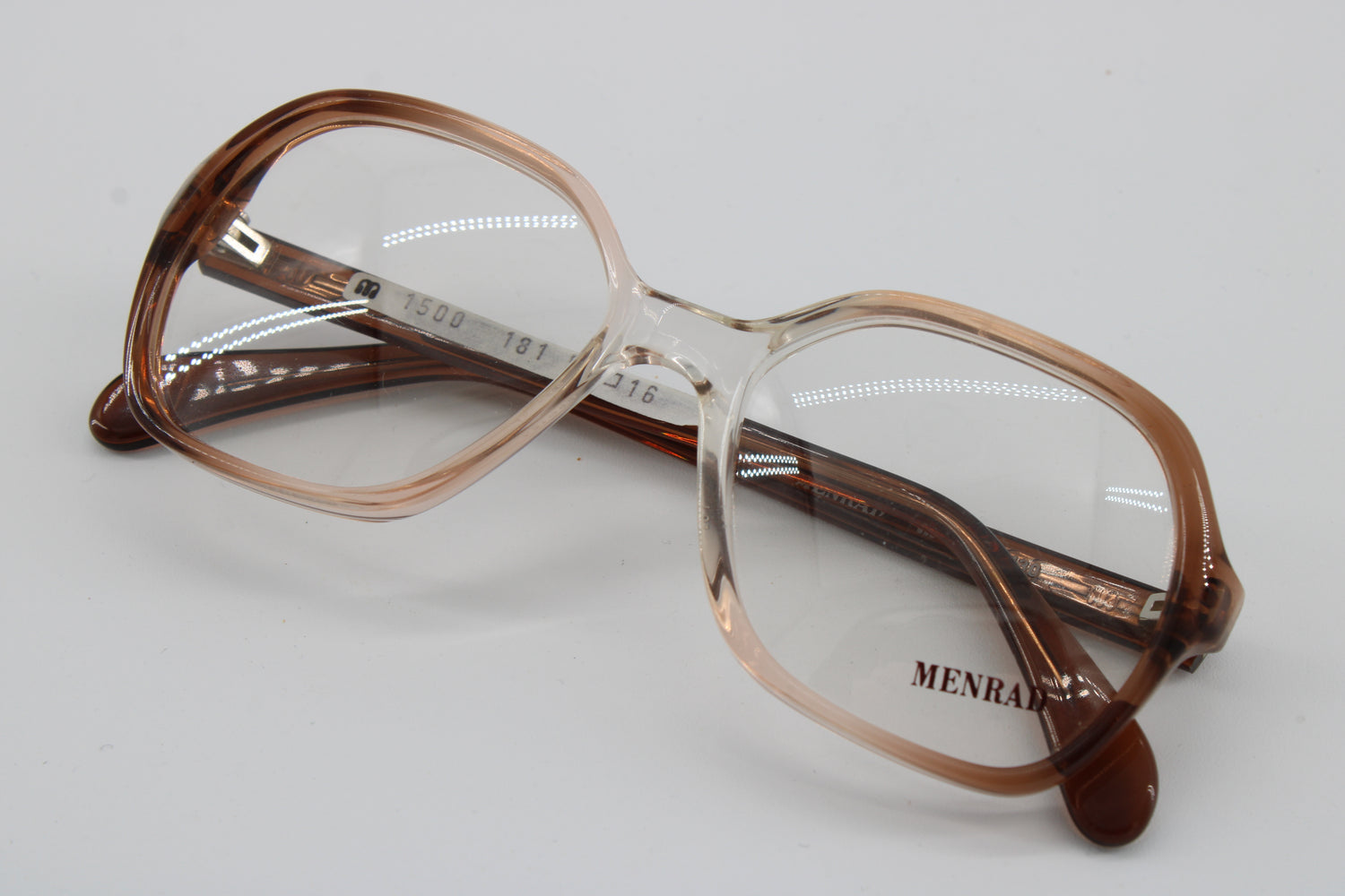 Menrad Glasses 150-181 Vintage Glasses · NOS · Black Transparent · 50-16-130 · Unworn