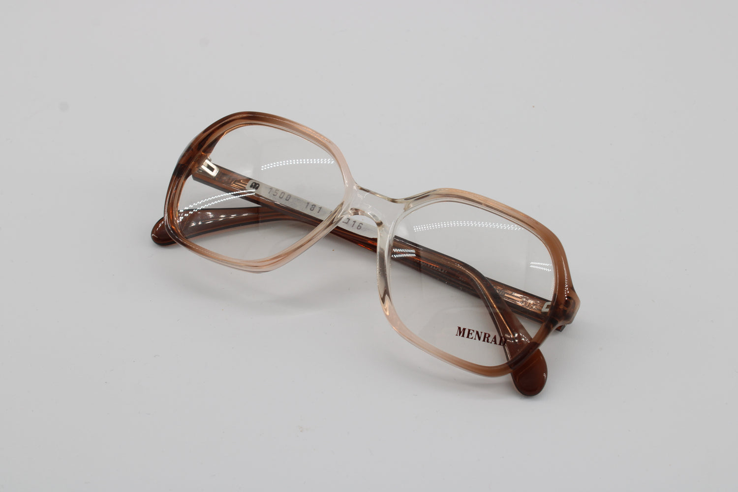 Menrad Glasses 150-181 Vintage Glasses · NOS · Black Transparent · 50-16-130 · Unworn