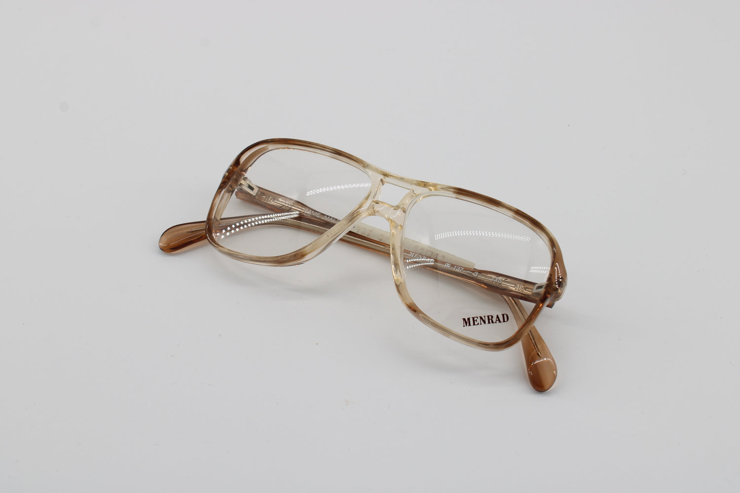 Menrad Glasses 137-3 Vintage Glasses · Malta Frame · NOS · Brown  Transparent · 50-13-135 · Unworn