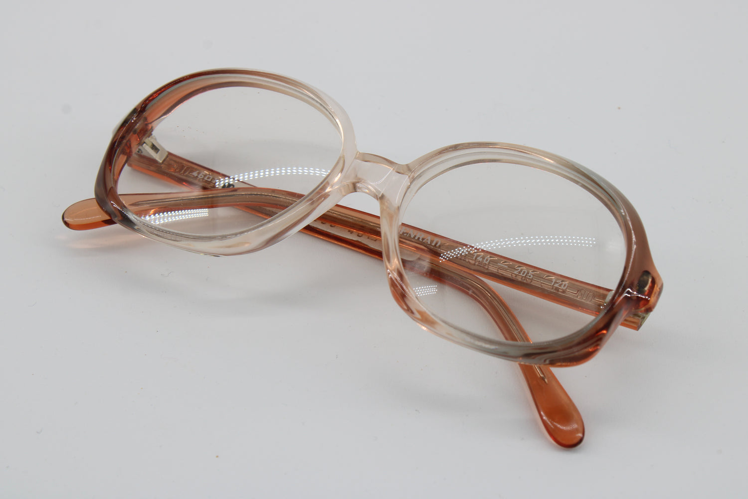 Menrad Glasses 140-205 Vintage Glasses · NOS · Brown  Transparent · 46-14-120 · Unworn