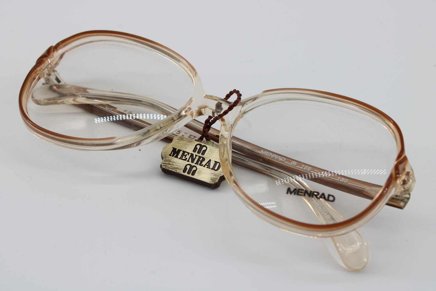 Menrad Glasses 156-184 Vintage Glasses · NOS · Brown  Transparent · 52-16-130 · Unworn