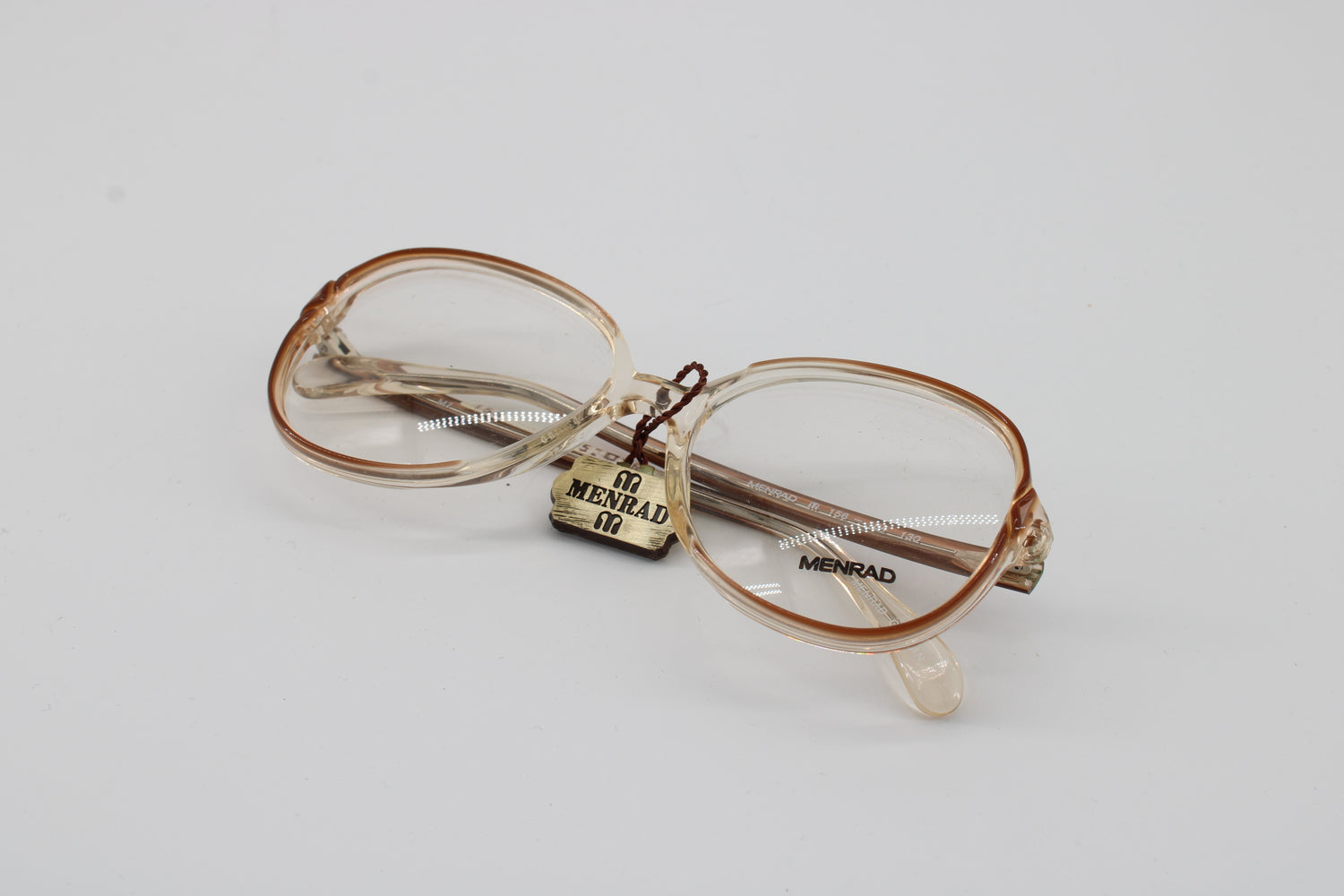 Menrad Glasses 156-184 Vintage Glasses · NOS · Brown  Transparent · 52-16-130 · Unworn