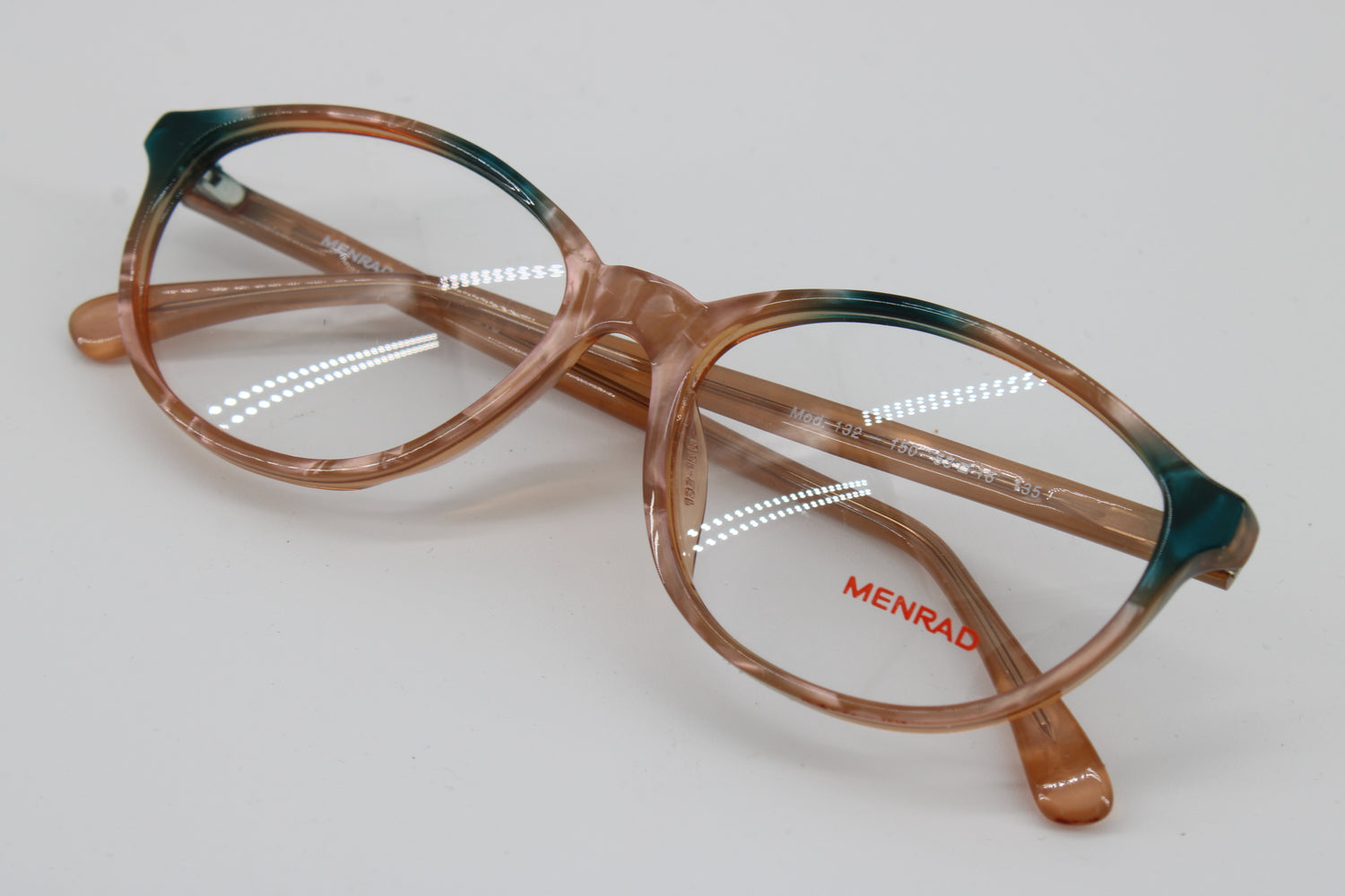 Menrad Glasses 132-150 Vintage Glasses · NOS · Brown  Transparent · 53-16-135 · Unworn