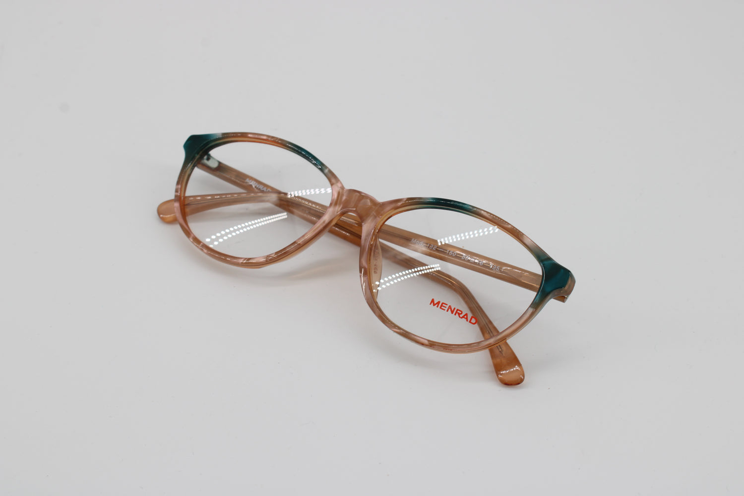 Menrad Glasses 132-150 Vintage Glasses · NOS · Brown  Transparent · 53-16-135 · Unworn