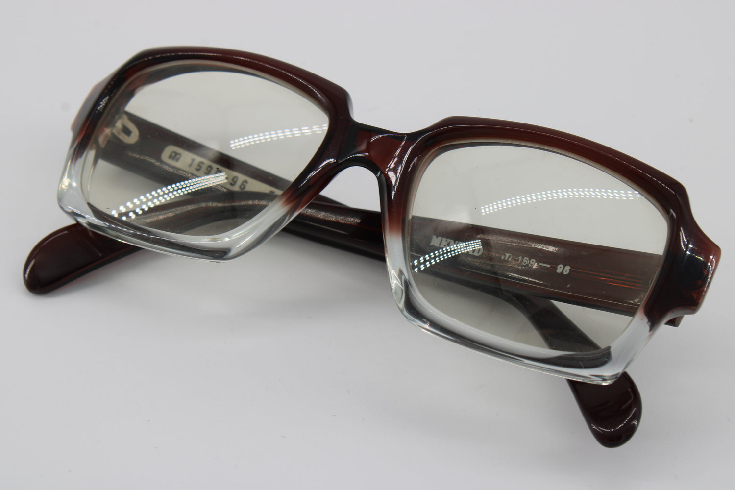 Menrad Glasses 159-96 Vintage Glasses · NOS · Black  Transparent · 50-18-130 · Unworn