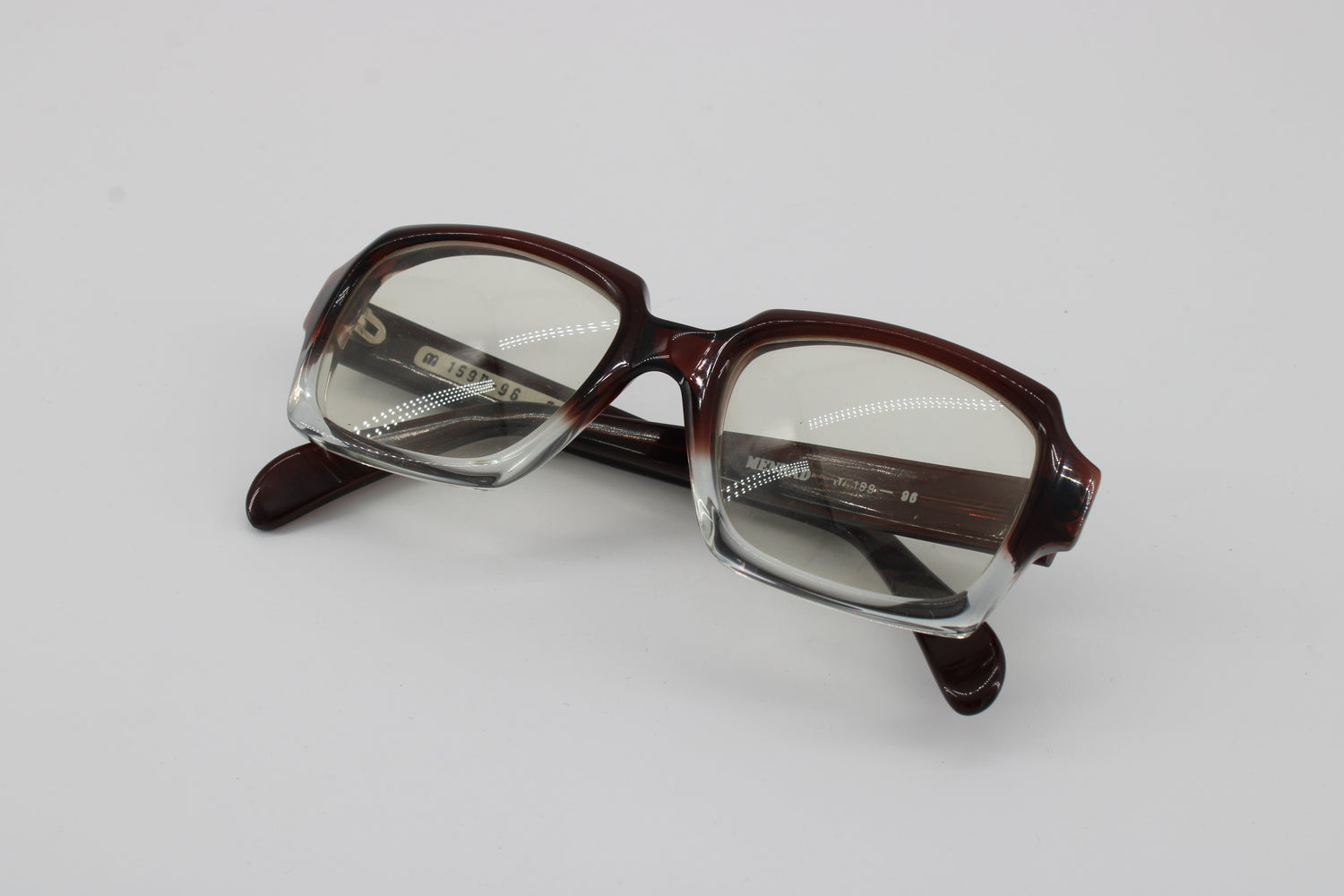 Menrad Glasses 159-96 Vintage Glasses · NOS · Black  Transparent · 50-18-130 · Unworn