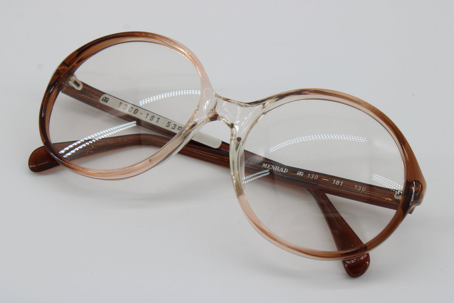 Menrad Glasses 130-181 Vintage Glasses · NOS · Brown  Transparent · 53-18-130 · Unworn