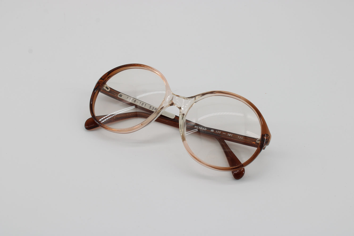 Menrad Glasses 130-181 Vintage Glasses · NOS · Brown  Transparent · 53-18-130 · Unworn
