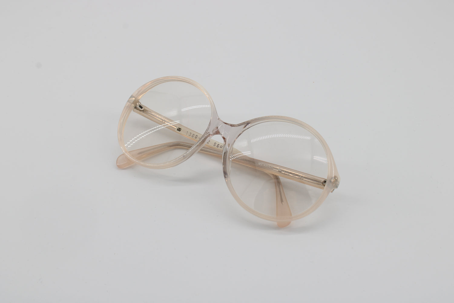 Menrad Glasses 130-162 Vintage Glasses · NOS · White  Transparent · 56-16-135 · Unworn