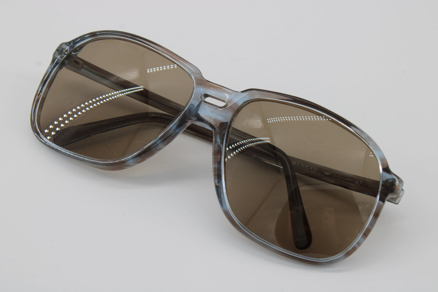 Menrad Glasses 717-47 Vintage Glasses · NOS · Grey Transparent · 145 · Unworn