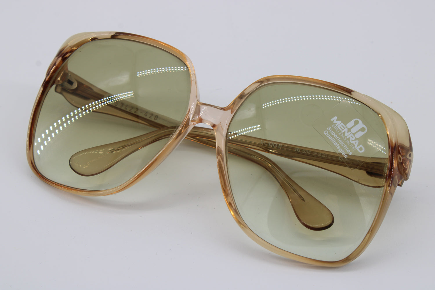Menrad Glasses 53422-420 Vintage Glasses · NOS · Brown  Transparent · 130 · Unworn