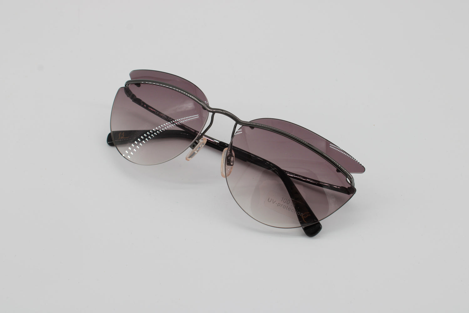 L'wren Scott Glasses 337300-420 Vintage Glasses · NOS · Grey Transparent · 63-16-135 · Unworn