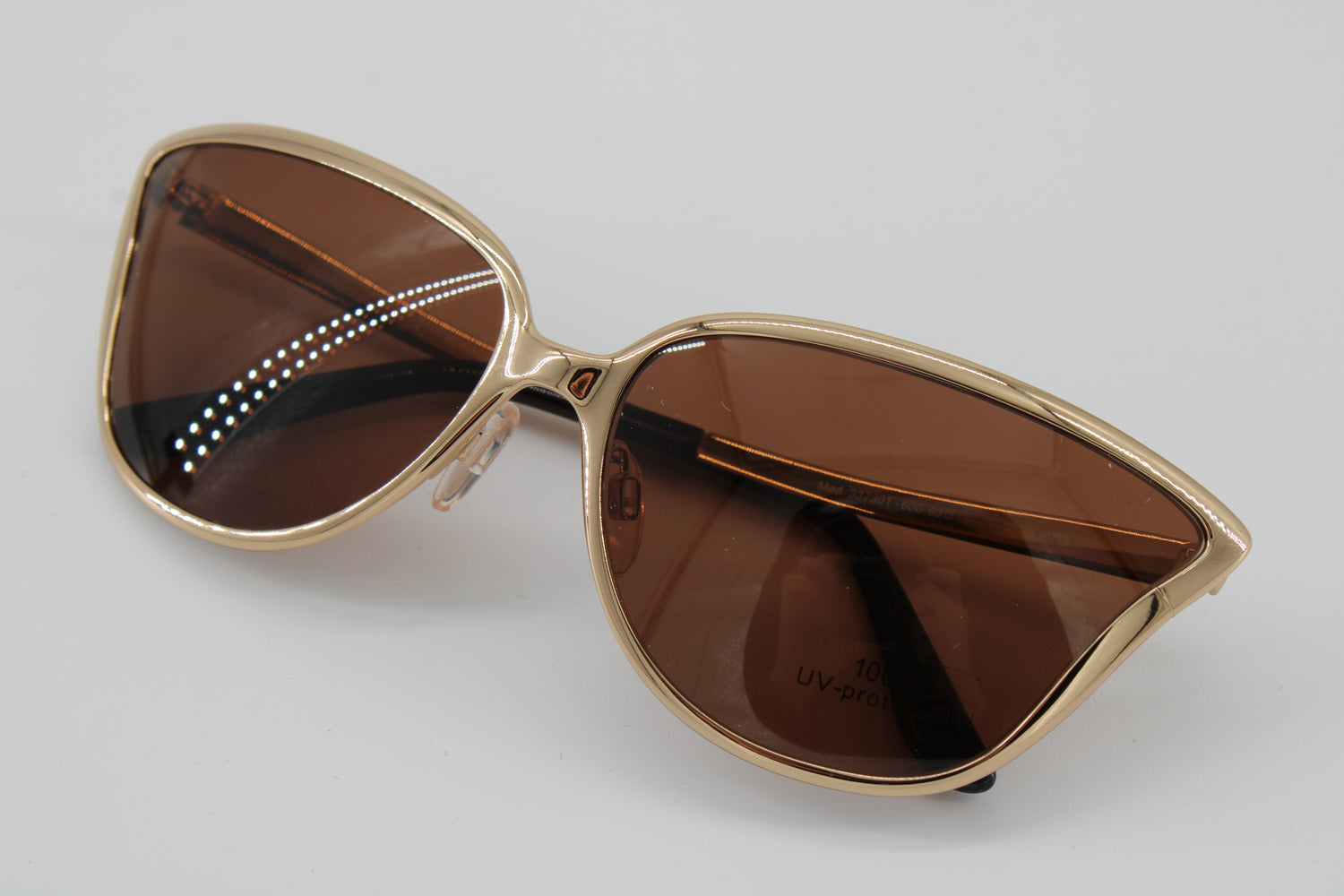 L'wren Scott Glasses 337301-600 Vintage Glasses · NOS · Gold  · 63-15-135 · Unworn