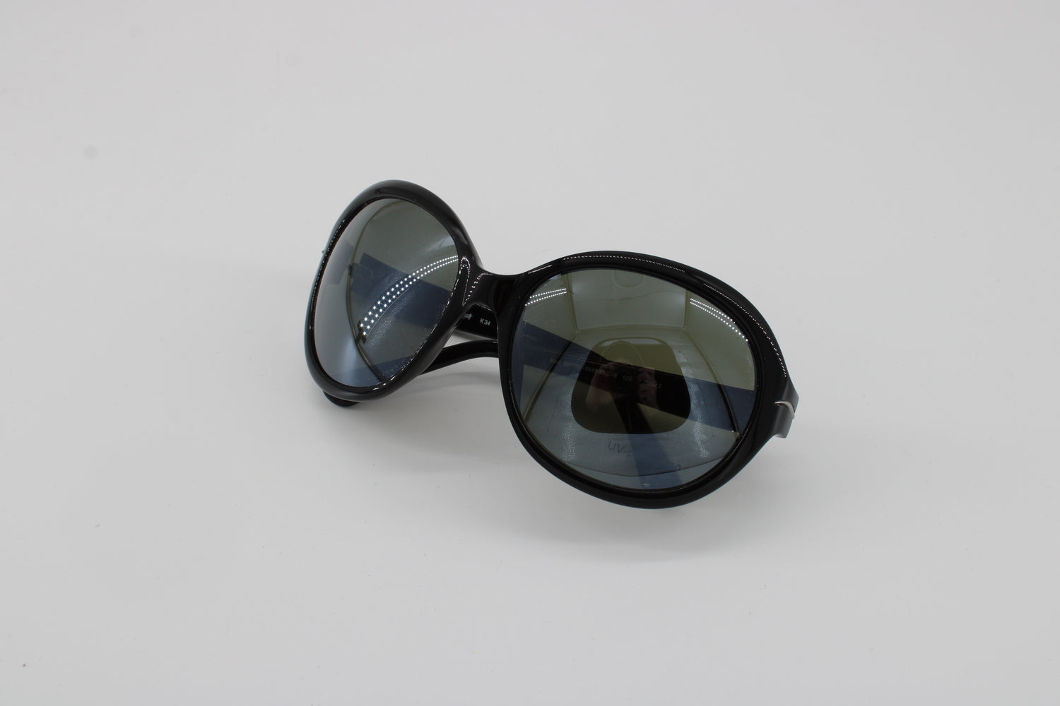 L'wren Scott Glasses 337109-8840 Vintage Glasses · NOS · Black Transparent · 61-18-125 · Unworn