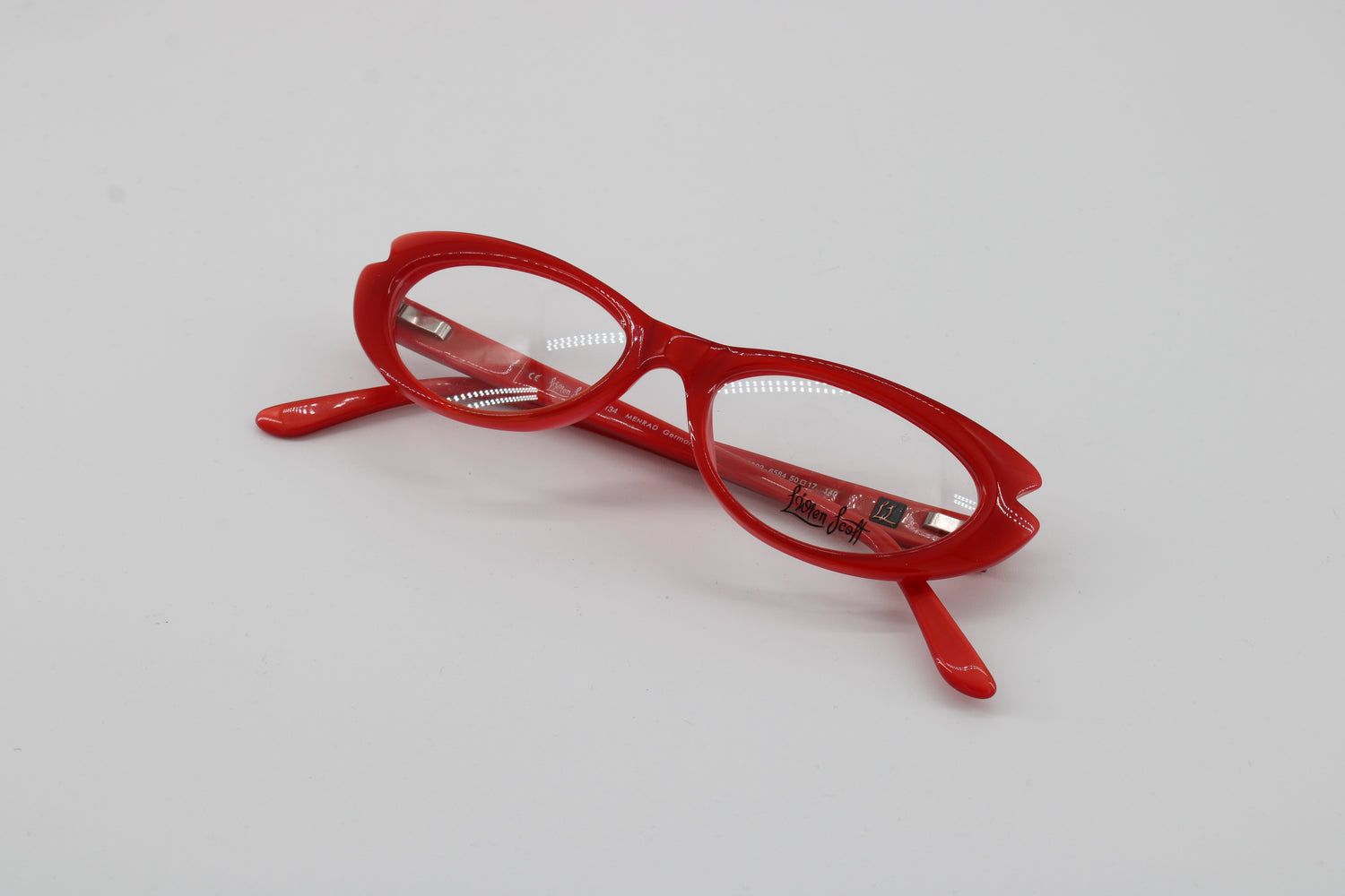 L'wren Scott Glasses 331002-6584 Vintage Glasses · NOS · Red · 50-17-140 · Unworn
