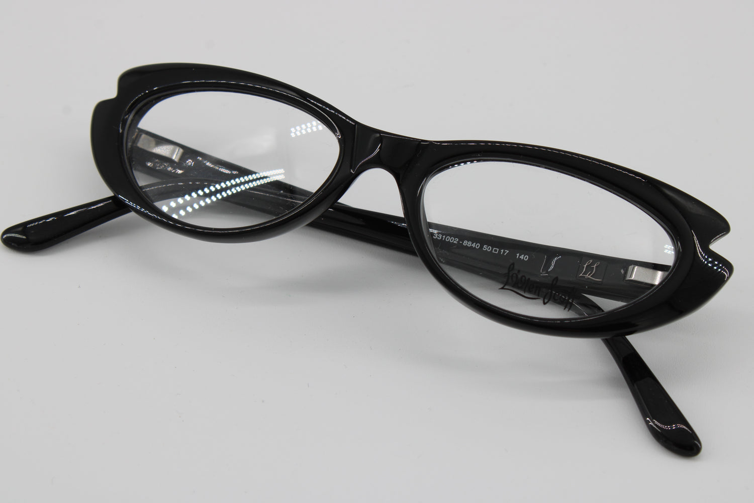 L'wren Scott Glasses 331002-8840 Vintage Glasses · NOS · Black · 50-17-140 · Unworn
