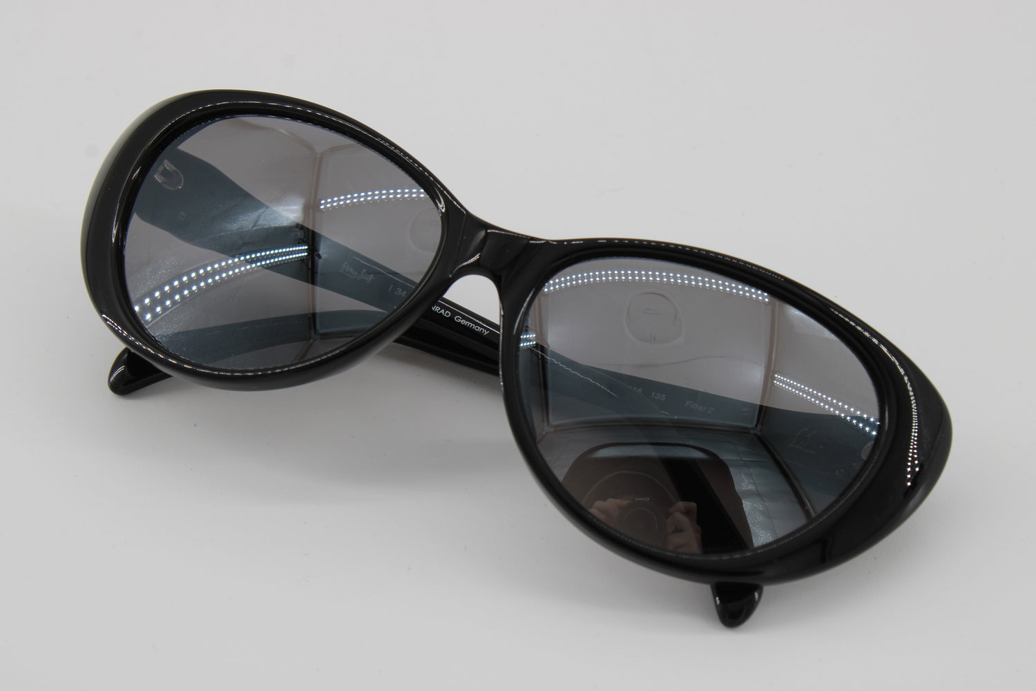 L'wren Glasses 337101-8840 Vintage Glasses · NOS · Black· 57-16-135 · Unworn