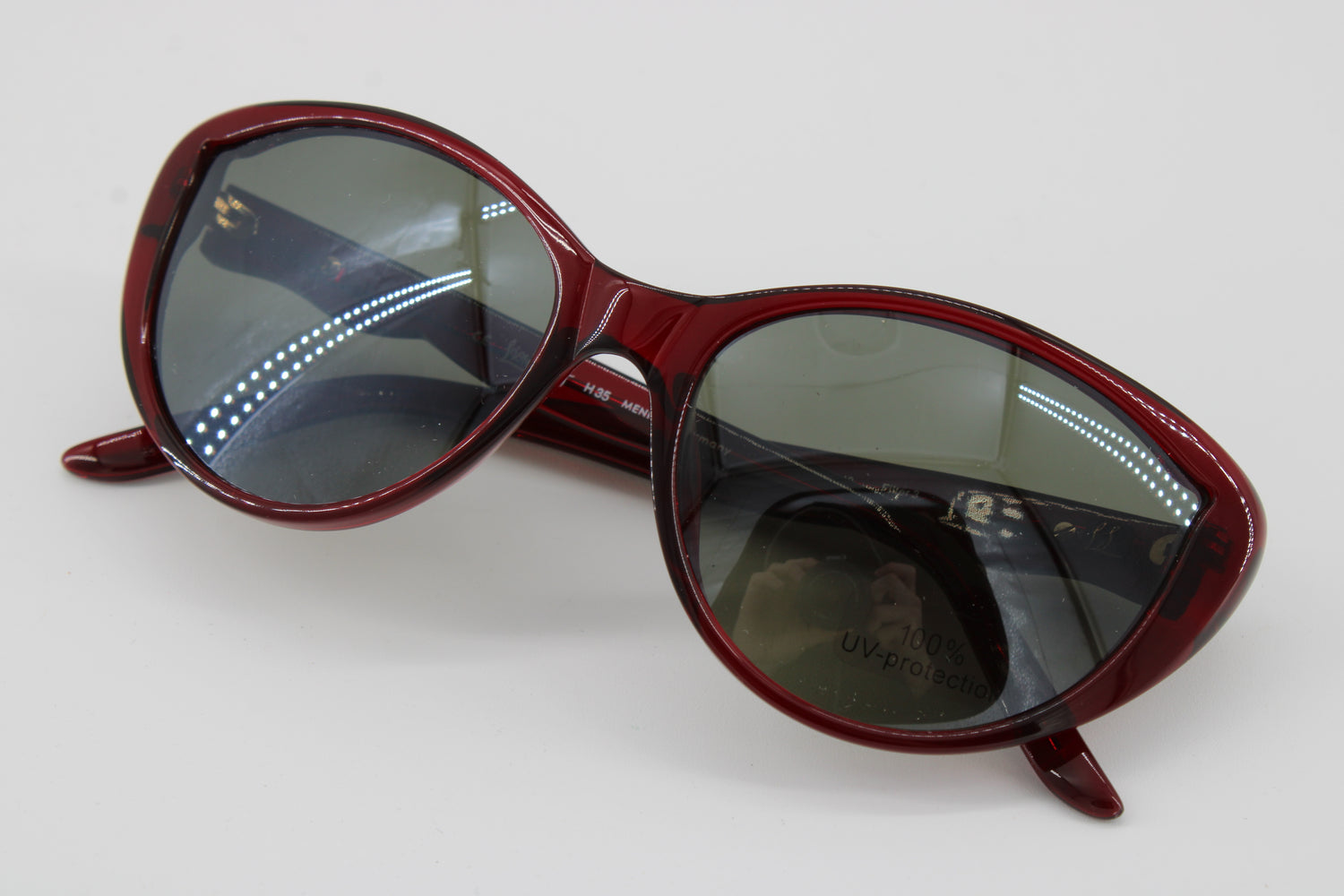 L'wren Glasses 337120-6578 Vintage Glasses · NOS · Dark Red · 58-17-140 · Unworn