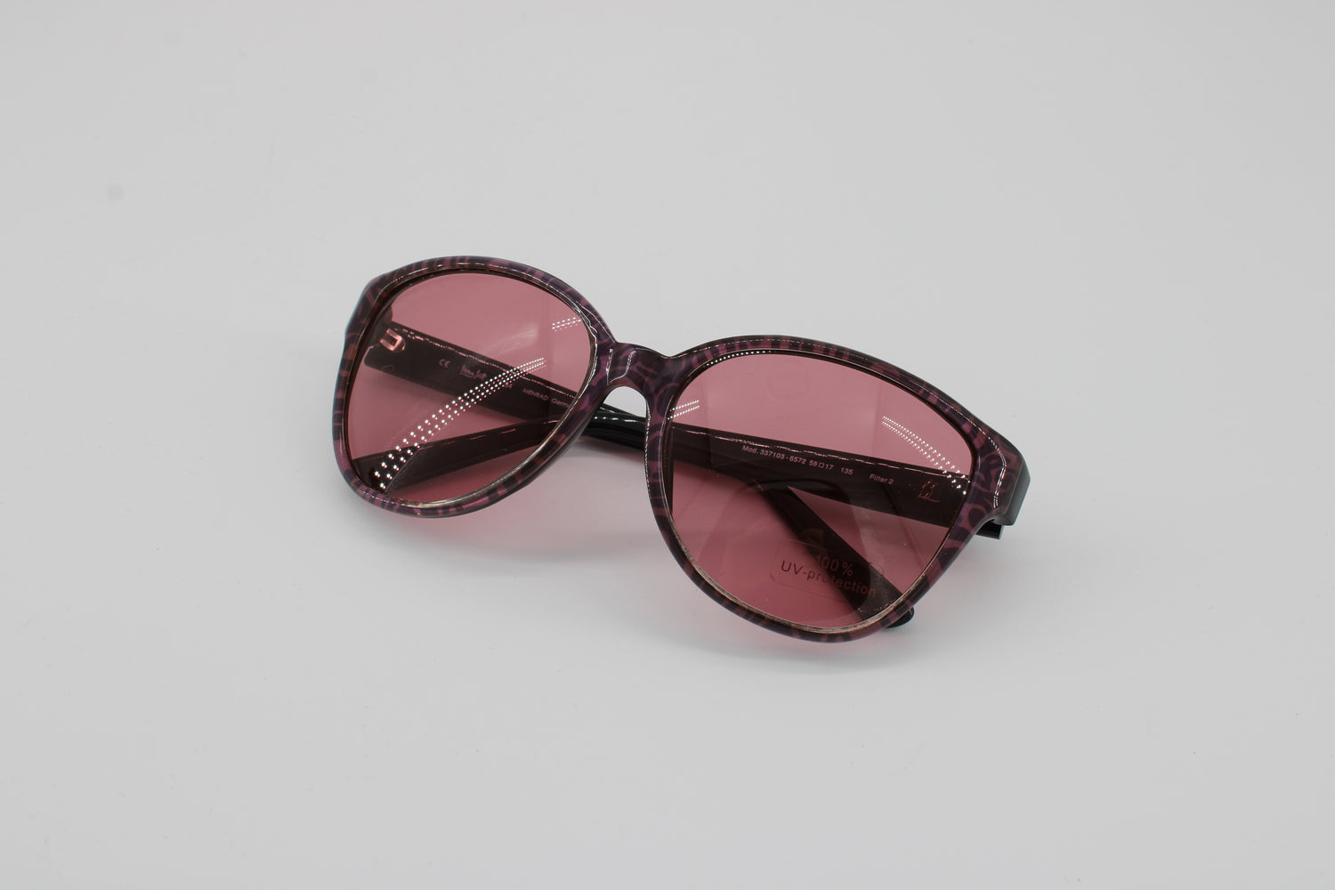 L'wren Glasses 337103-6572 Vintage Glasses · NOS · Black Pink · 58-17-135 · Unworn