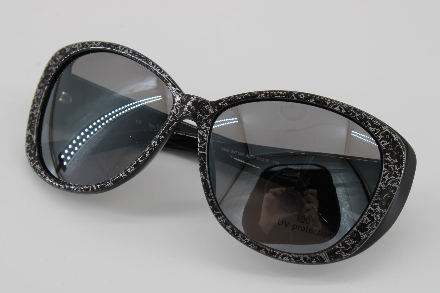 L'wren Glasses 337106-6575 Vintage Glasses · NOS · Black-Grey · 60-15-135 · Unworn