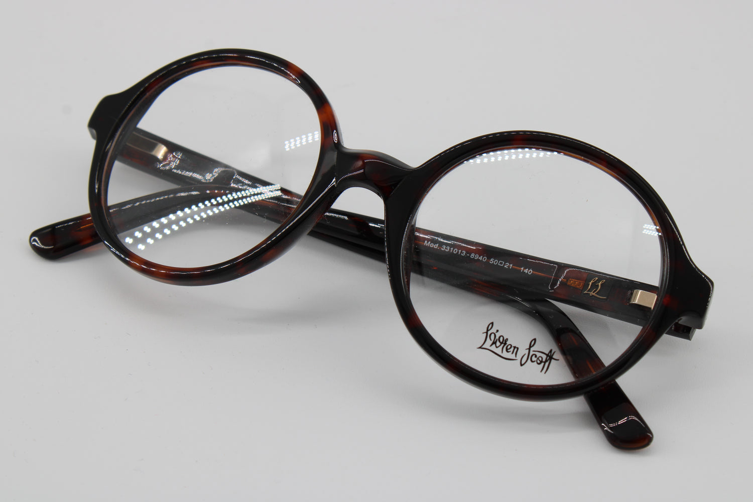 L'wren Glasses 331013-8940 Vintage Glasses · NOS · Black-Brown · 50-21-140 · Unworn