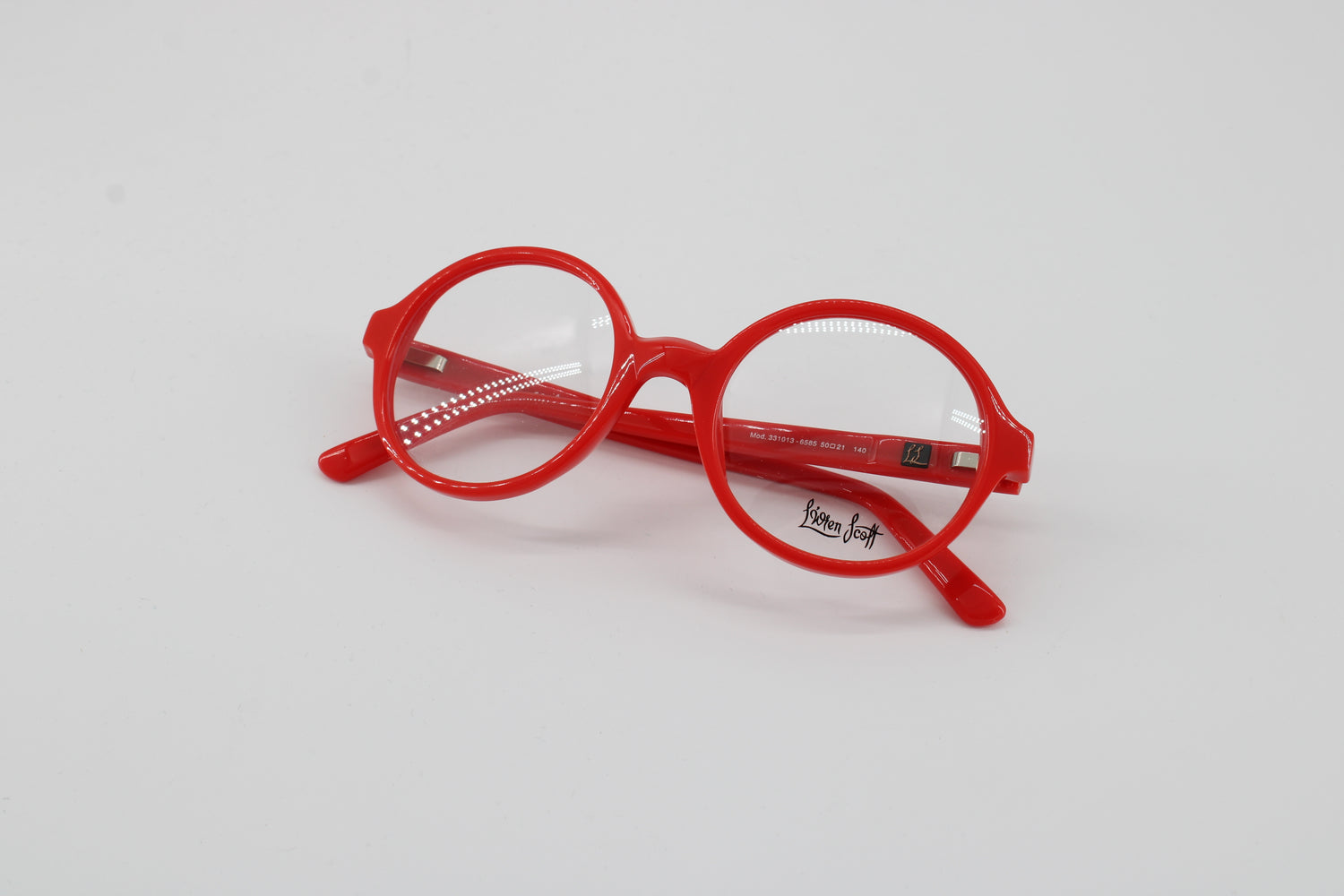 L'wren Glasses 331013-6585 Vintage Glasses · NOS · Red · 50-21-140 · Unworn