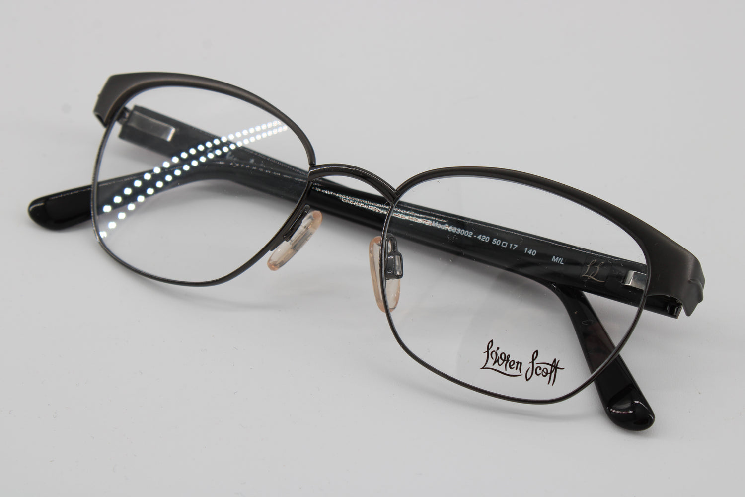 L'wren Glasses 333002-420 Vintage Glasses · NOS · Black-Pink · 50-17-140 · Unworn