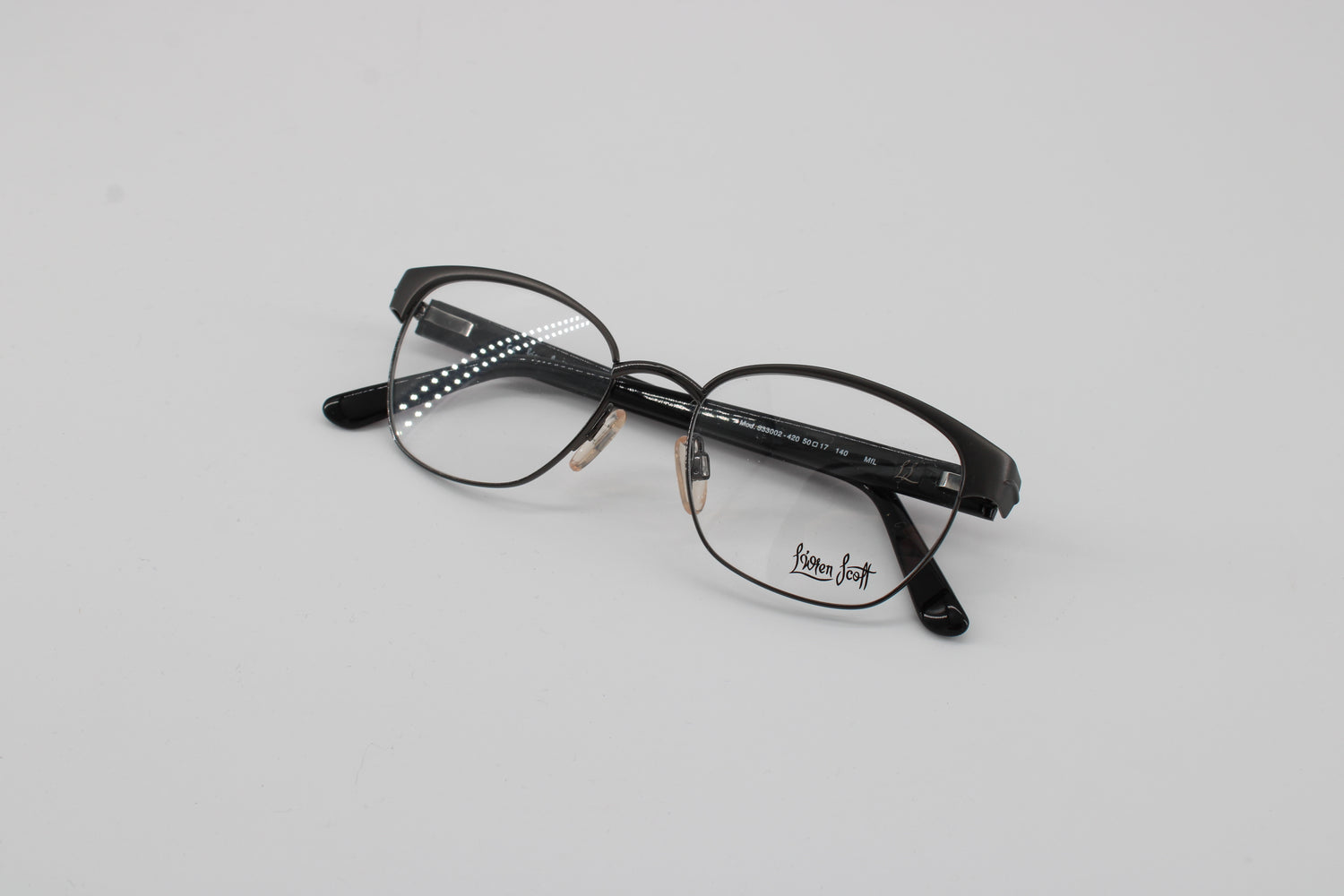 L'wren Glasses 333002-420 Vintage Glasses · NOS · Black-Pink · 50-17-140 · Unworn