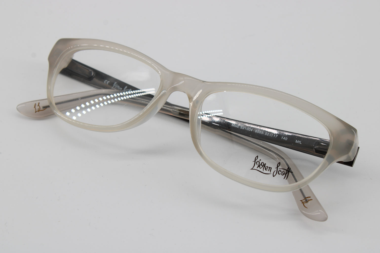 L'wren Glasses 331004-6589 Vintage Glasses · NOS · Grey-Transperent · 52-17-140 · Unworn