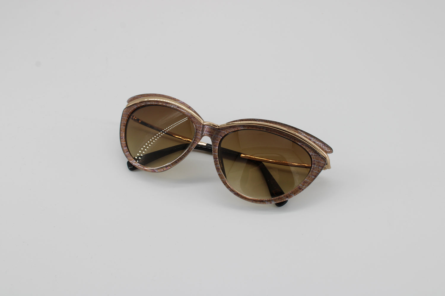 L'wren Glasses 337200-6579 Vintage Glasses · NOS · Brown-Transparent · 58-16-135 · Unworn