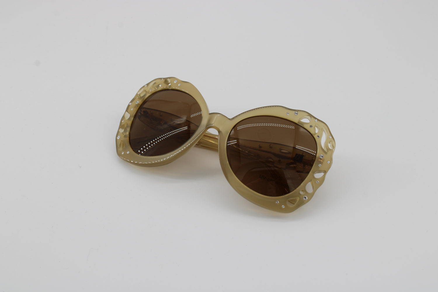 L'wren Glasses 337116-6565 Vintage Glasses · NOS · Gold-Transperent · 55-20-135 · Unworn