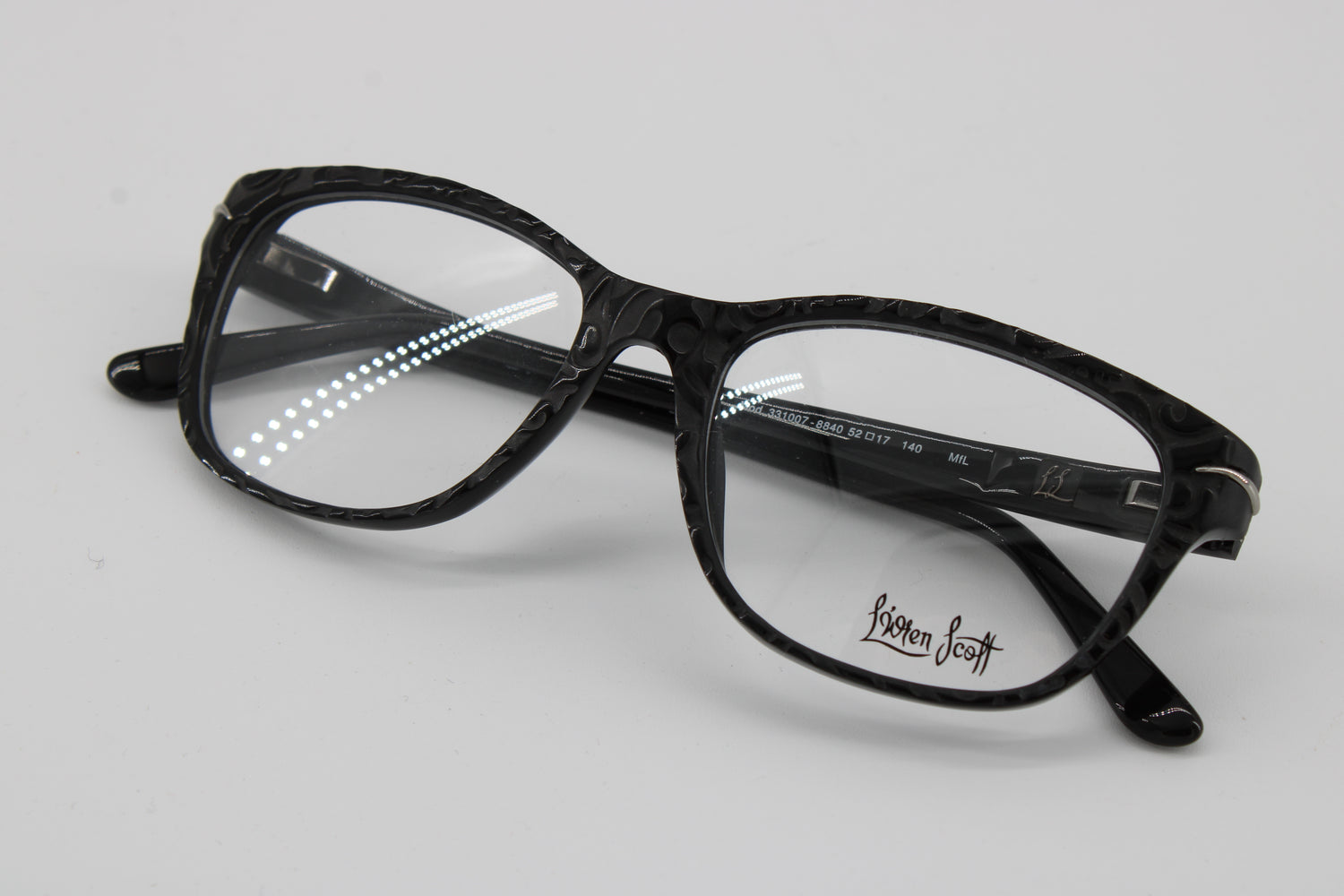 L'wren Glasses 331007-8840 Vintage Glasses · NOS · Black · 52-17-140 · Unworn
