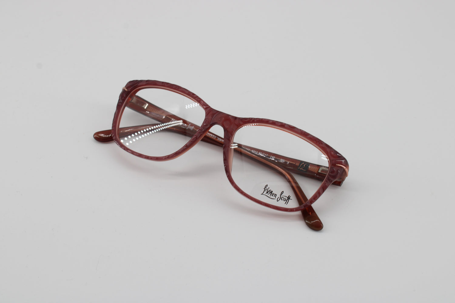 L'wren Glasses 331007-6314 Vintage Glasses · NOS · Red · 52-17-140 · Unworn