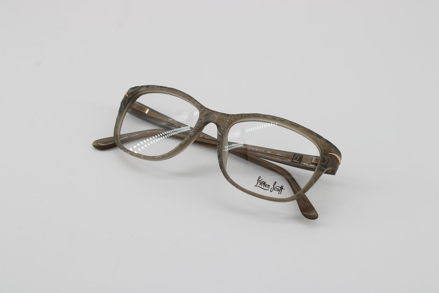 L'wren Glasses 331007-6176 Vintage Glasses · NOS · Grey · 52-17-140 · Unworn