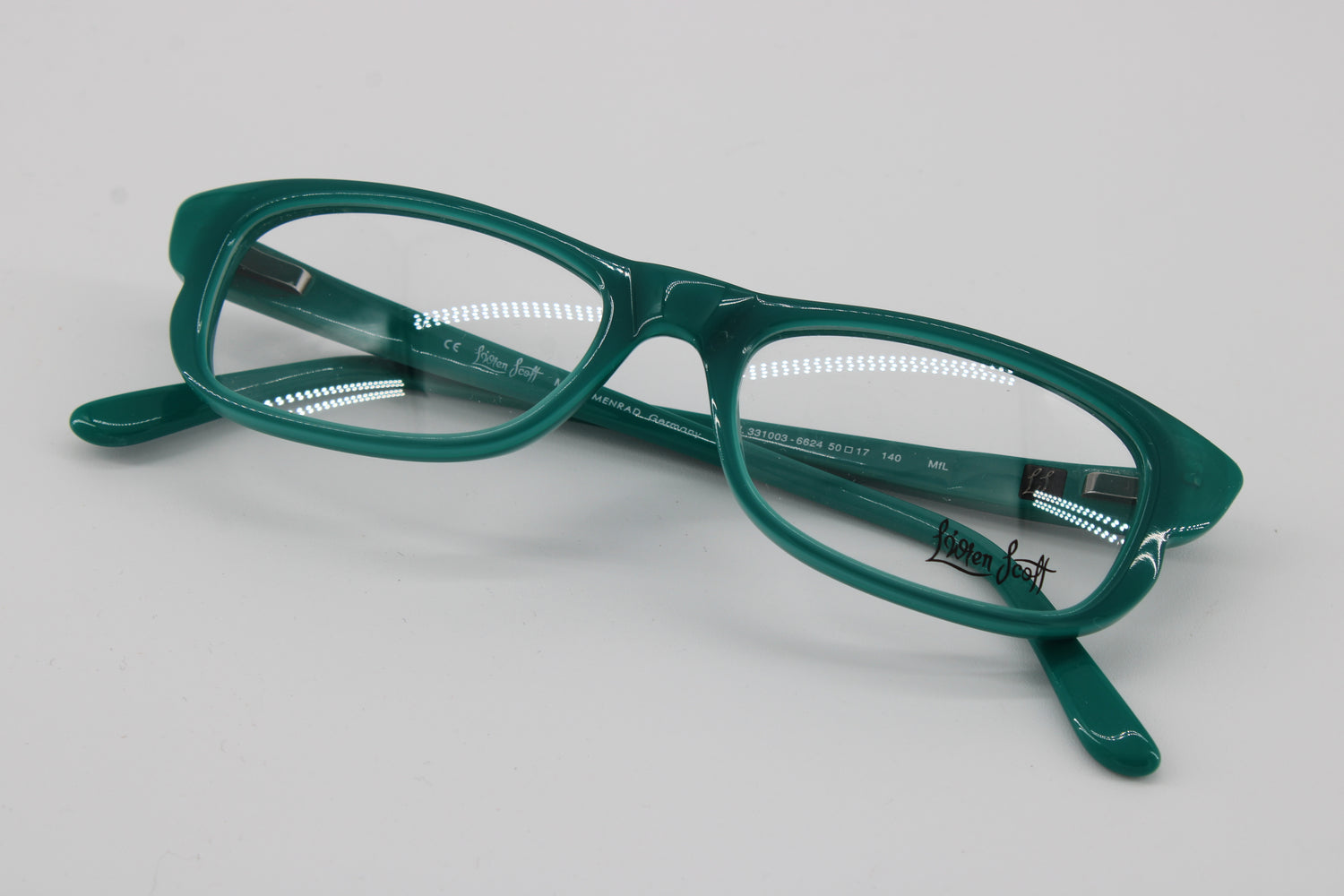 L'wren Glasses 331003-6624 Vintage Glasses · NOS · Green · 50-17-140 · Unworn