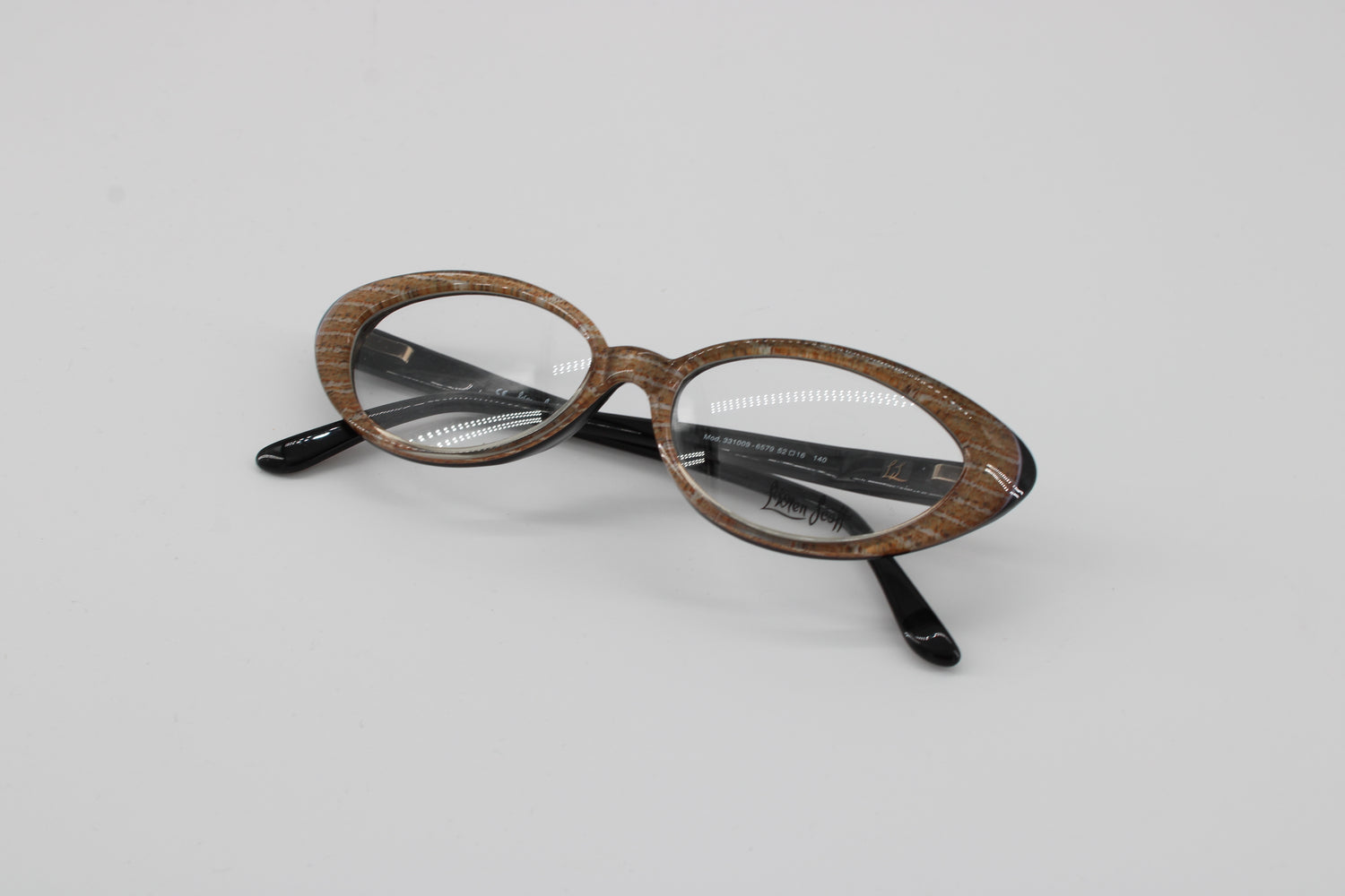 L'wren Glasses 331009-6579 Vintage Glasses · NOS · Black-Brown · 52-16-140 · Unworn