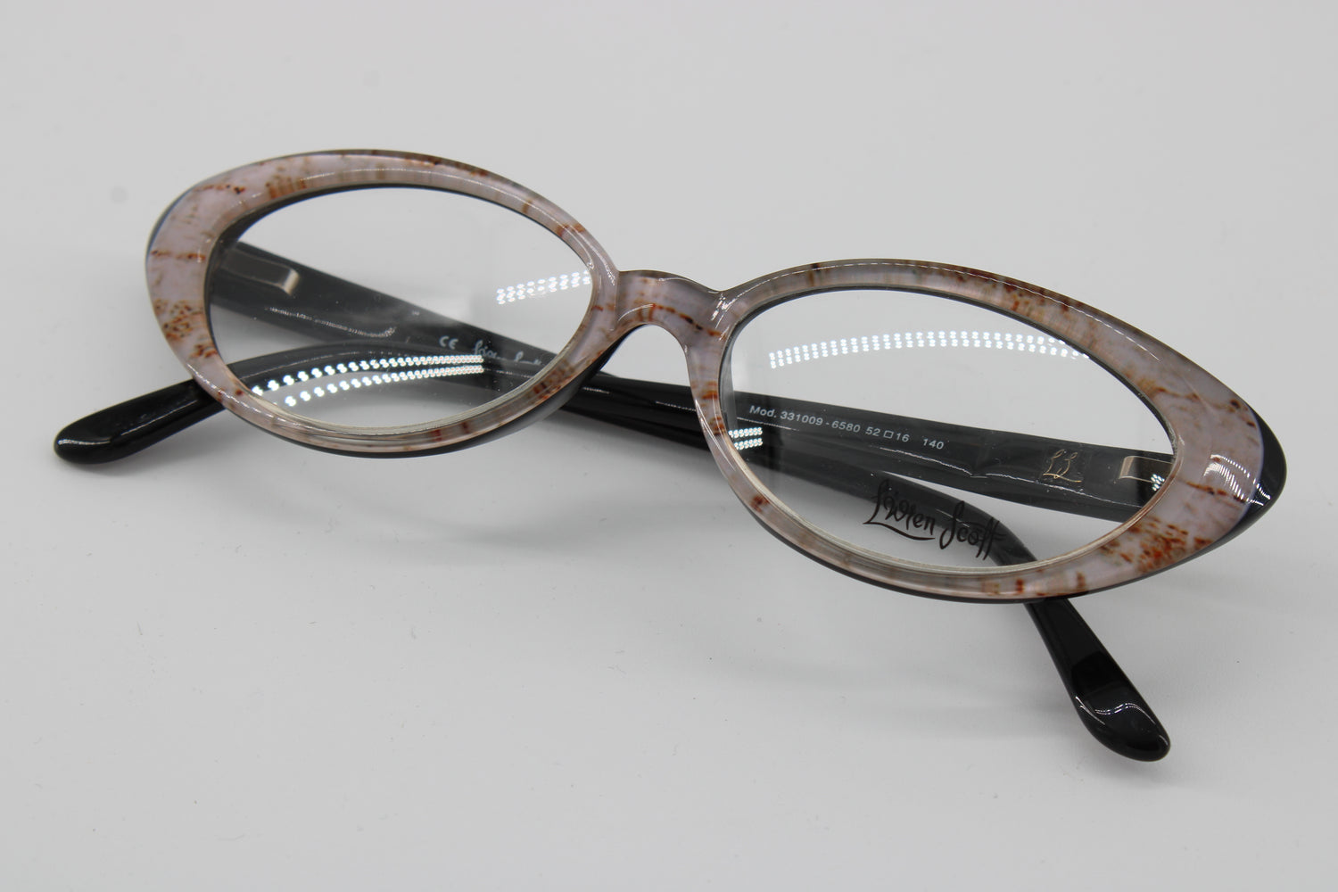L'wren Glasses 331009-6580 Vintage Glasses · NOS · Black-Grey· 52-16-140 · Unworn