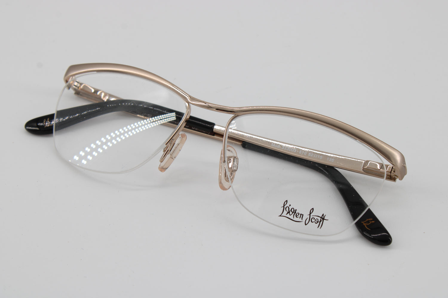L'wren Glasses 333003-510 Vintage Glasses · NOS · Gold · 52-15-135 · Unworn
