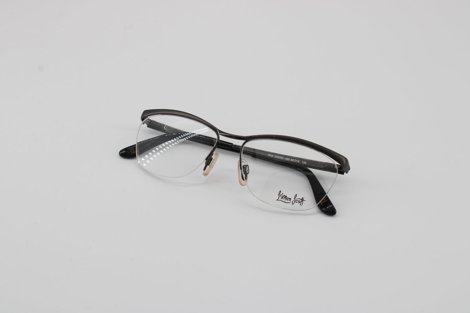 L'wren Glasses 333003-420 Vintage Glasses · NOS · Black-Purple · 52-15-135 · Unworn