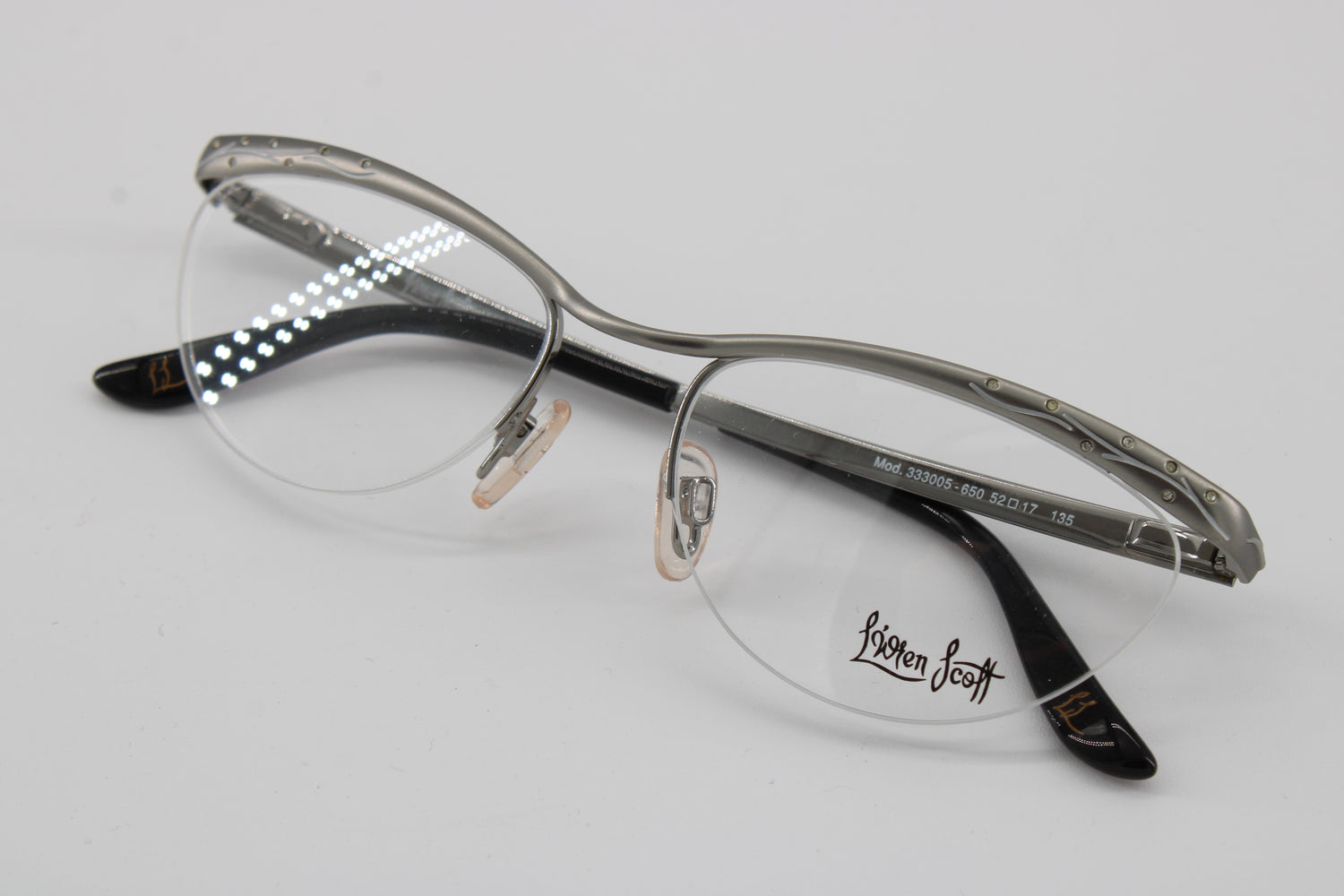L'wren Glasses 333005-650 Vintage Glasses · NOS · Silver · 52-17-135 · Unworn