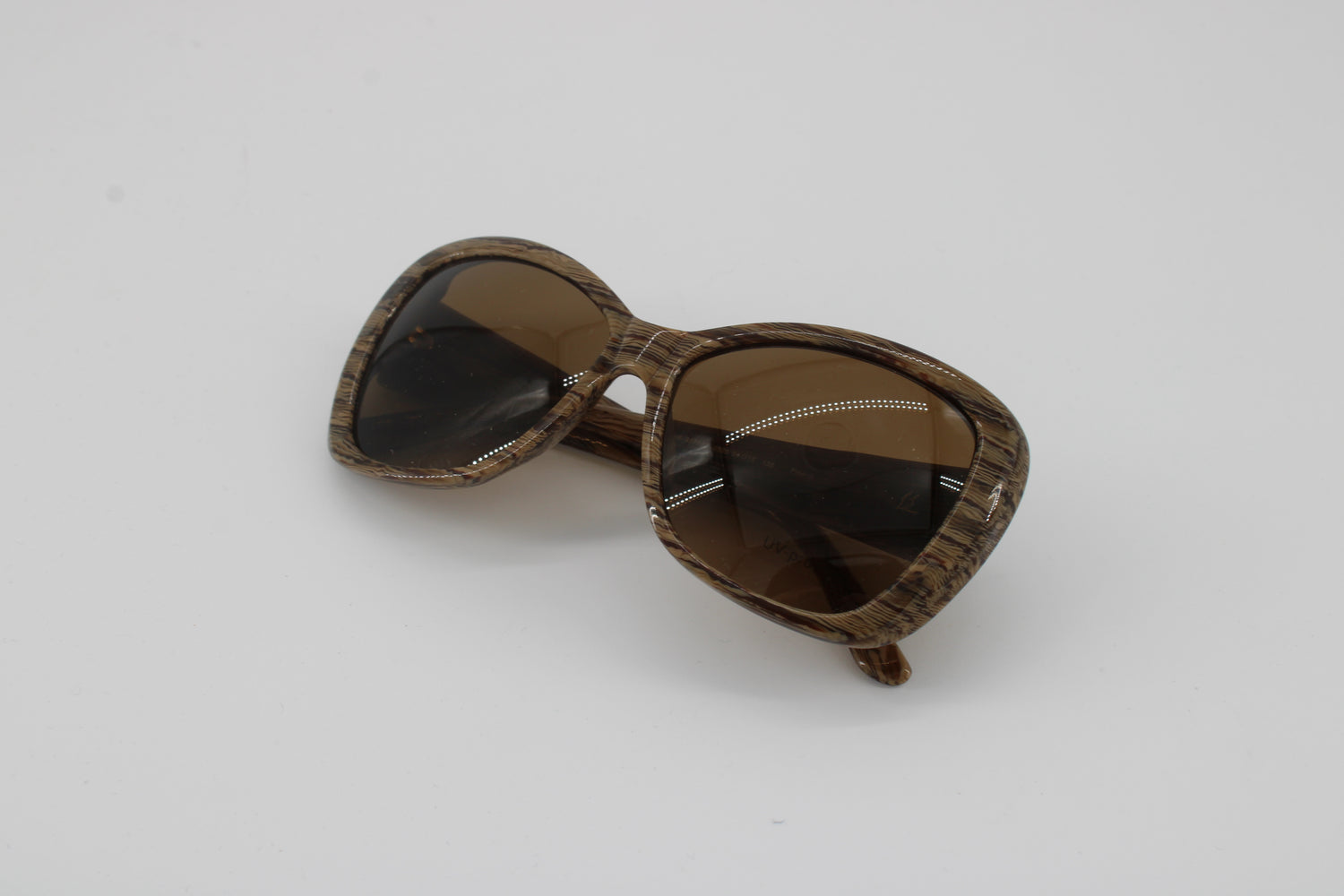 L'wren Glasses 337107-6525 Vintage Glasses · NOS · Brown-Wood · 56-15-135 · Unworn