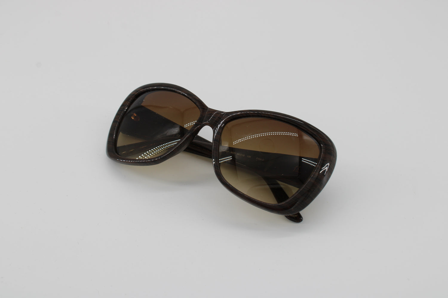 L'wren Glasses 337107-6527 Vintage Glasses · NOS · Brown-Wood · 56-15-135 · Unworn