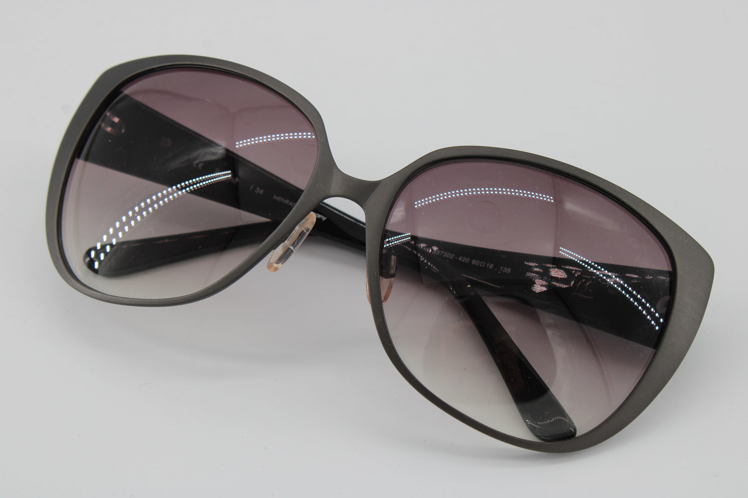 L'wren Glasses 337302-420 Vintage Glasses · NOS · Grey · 60-16-135 · Unworn