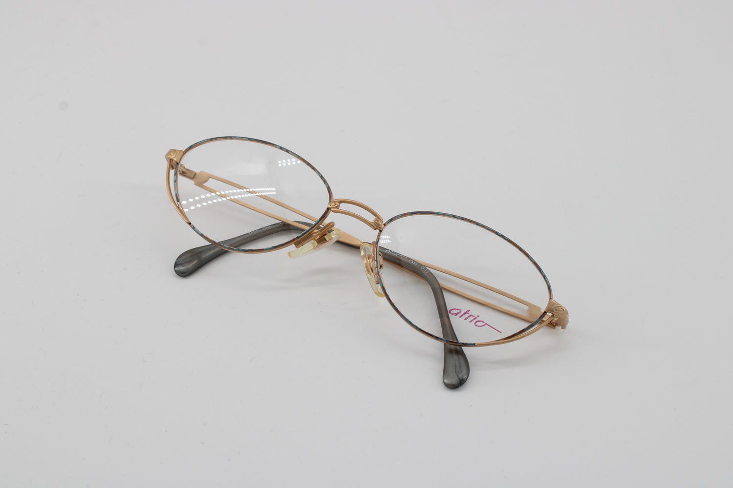 Atrio Glasses 2346-199 Vintage Glasses · NOS · Gold-Grey · 53-17-130 · Unworn